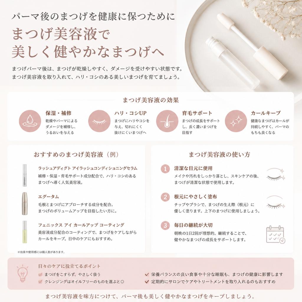 まつげ美容液の効果と使い方