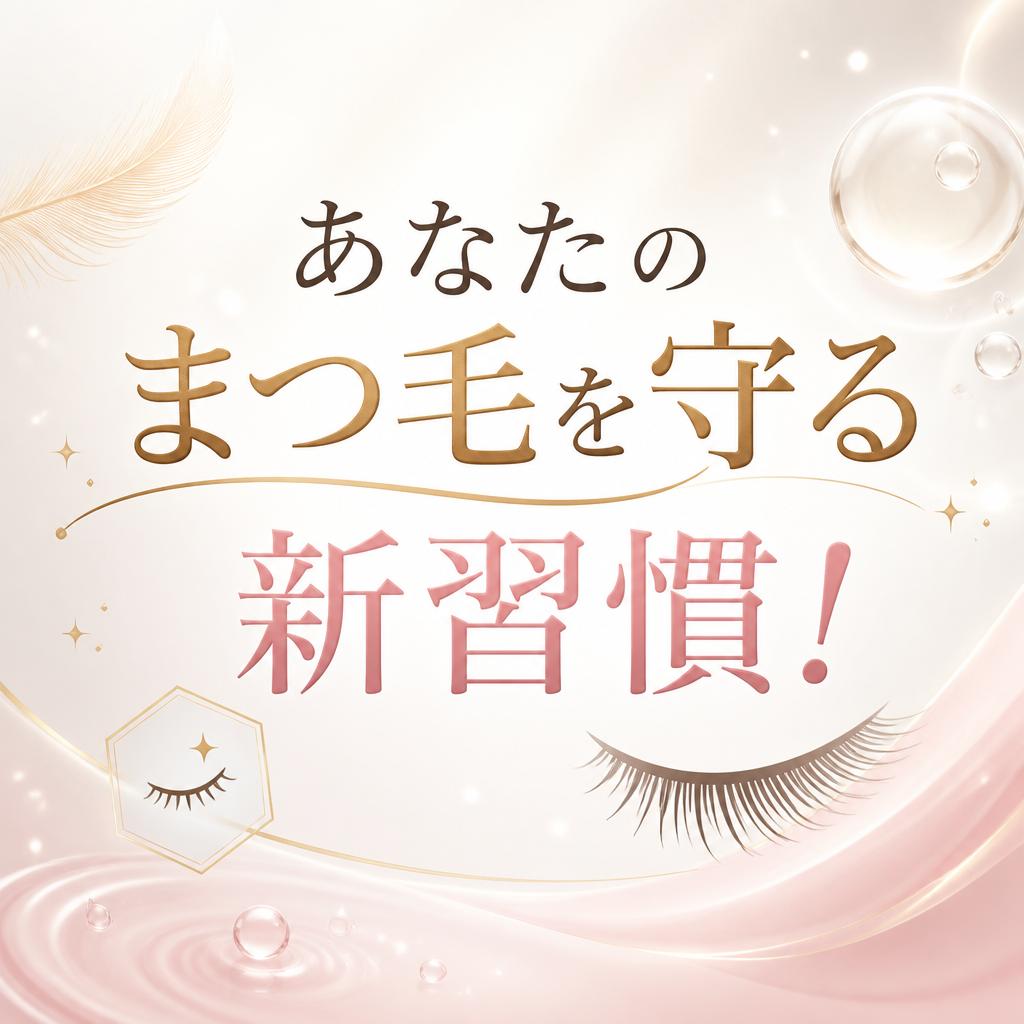 あなたのまつ毛を守る新習慣！