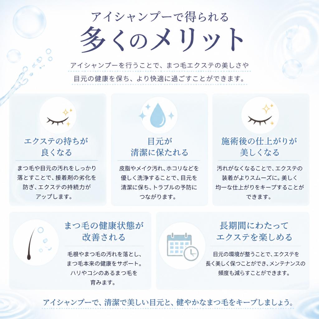 アイシャンプーのメリット